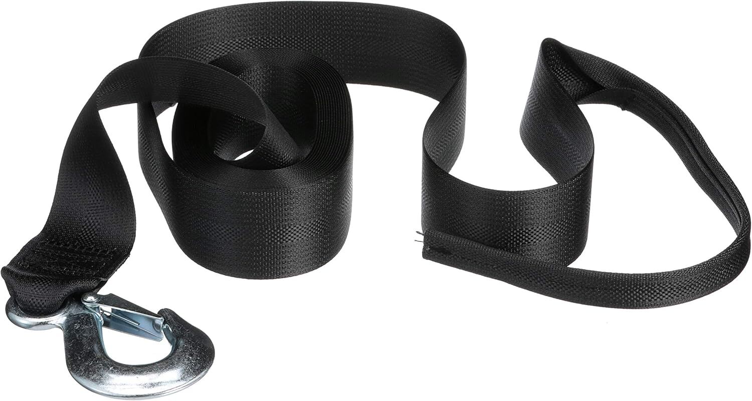 SeaChoice Winch Strap With Tail End, 20-Ft