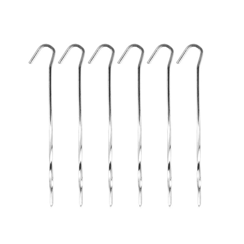 Coghlan's 7-In Steel Skewer Pegs For Tents & Tarp, 6-Pk