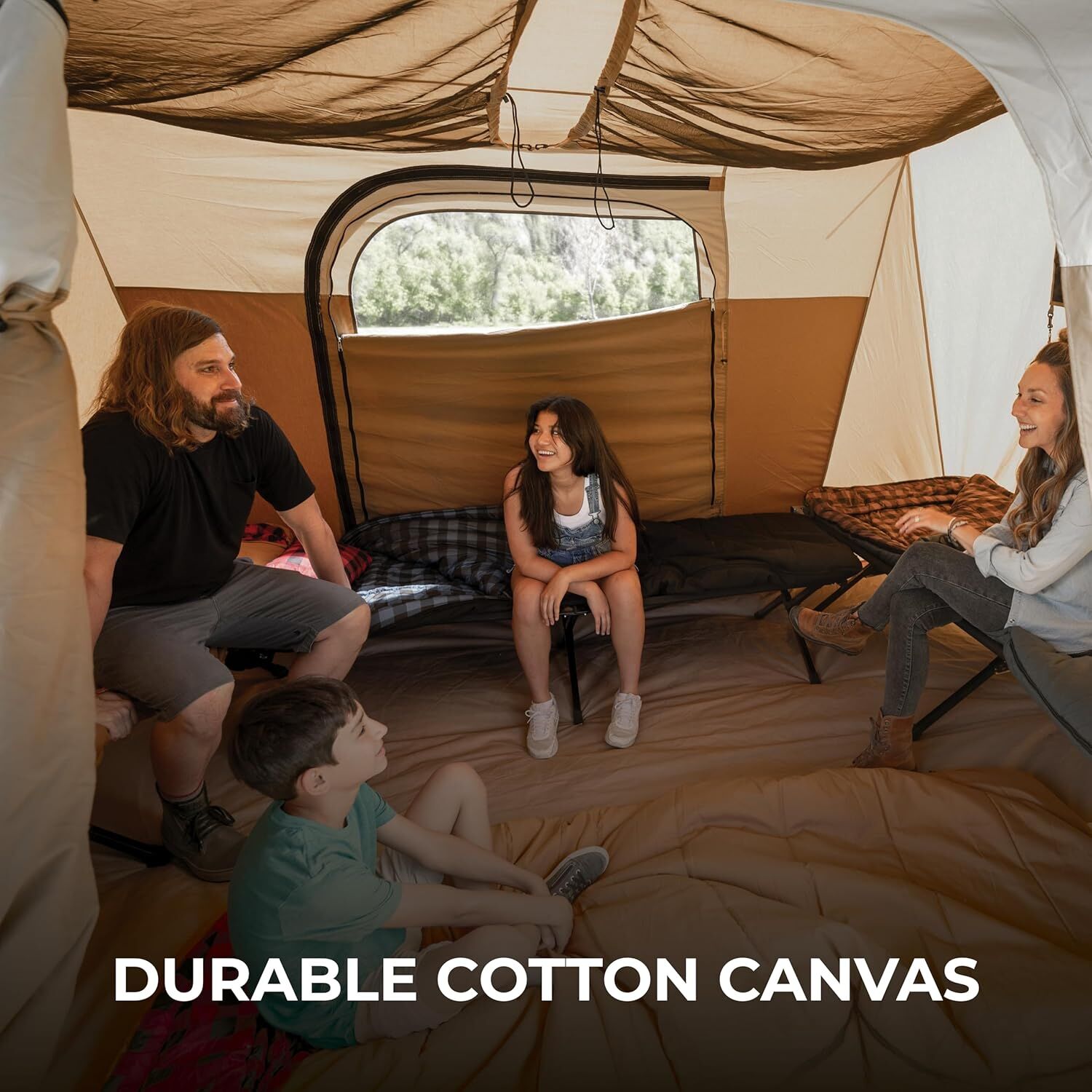 Teton Mesa Canvas Brown 8-Person Tent