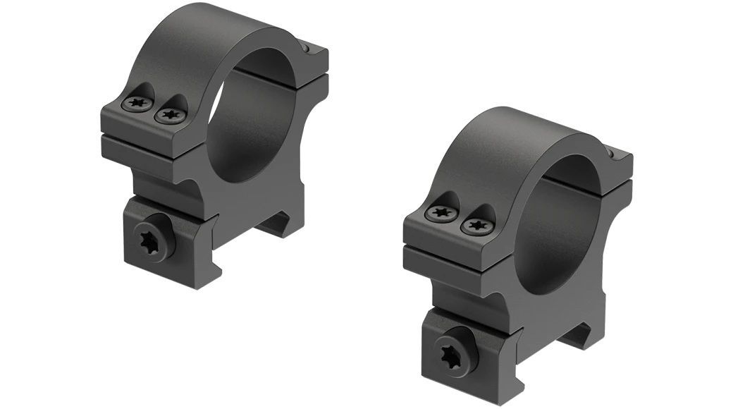 Leupold Open Range Cross-Slot Rings 1-In Medium Matte