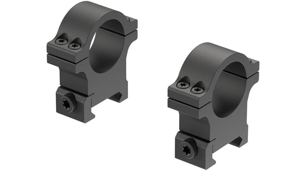 Leupold Open Range Cross-Slot Matte Scope Rings, 1-In High, 1-In