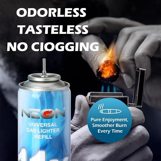 NEON Butane Refill 11X Ultra-Refined Butane Fuel, 10.14-Oz