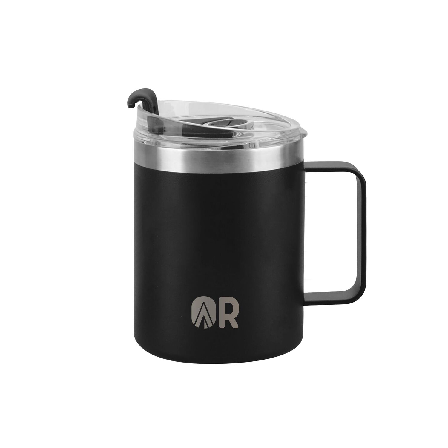 Outdoor Revival Stainless Steel Black Coffee Mug, 12-Oz