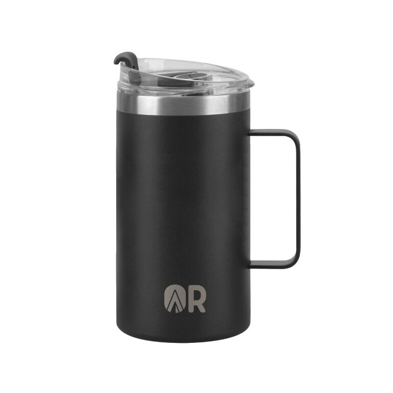 Outdoor Revival Black Stainless Steel Coffee Mug, 20-Oz