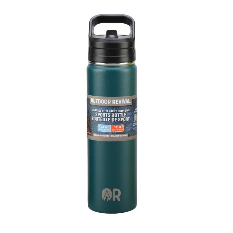 Outdoor Revival Teal Stainless Steel Sports Bottle, 20-Oz