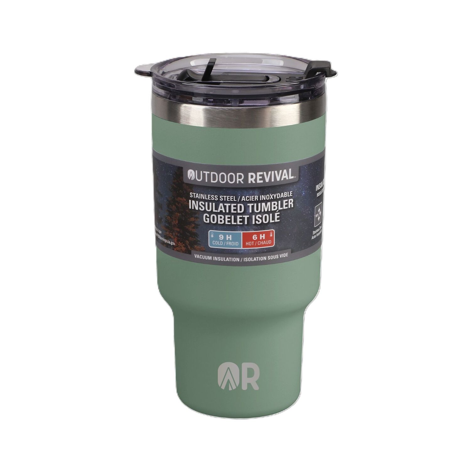 Outdoor Revival Sage Stainless Steel Insulated Tumbler, 30-Oz