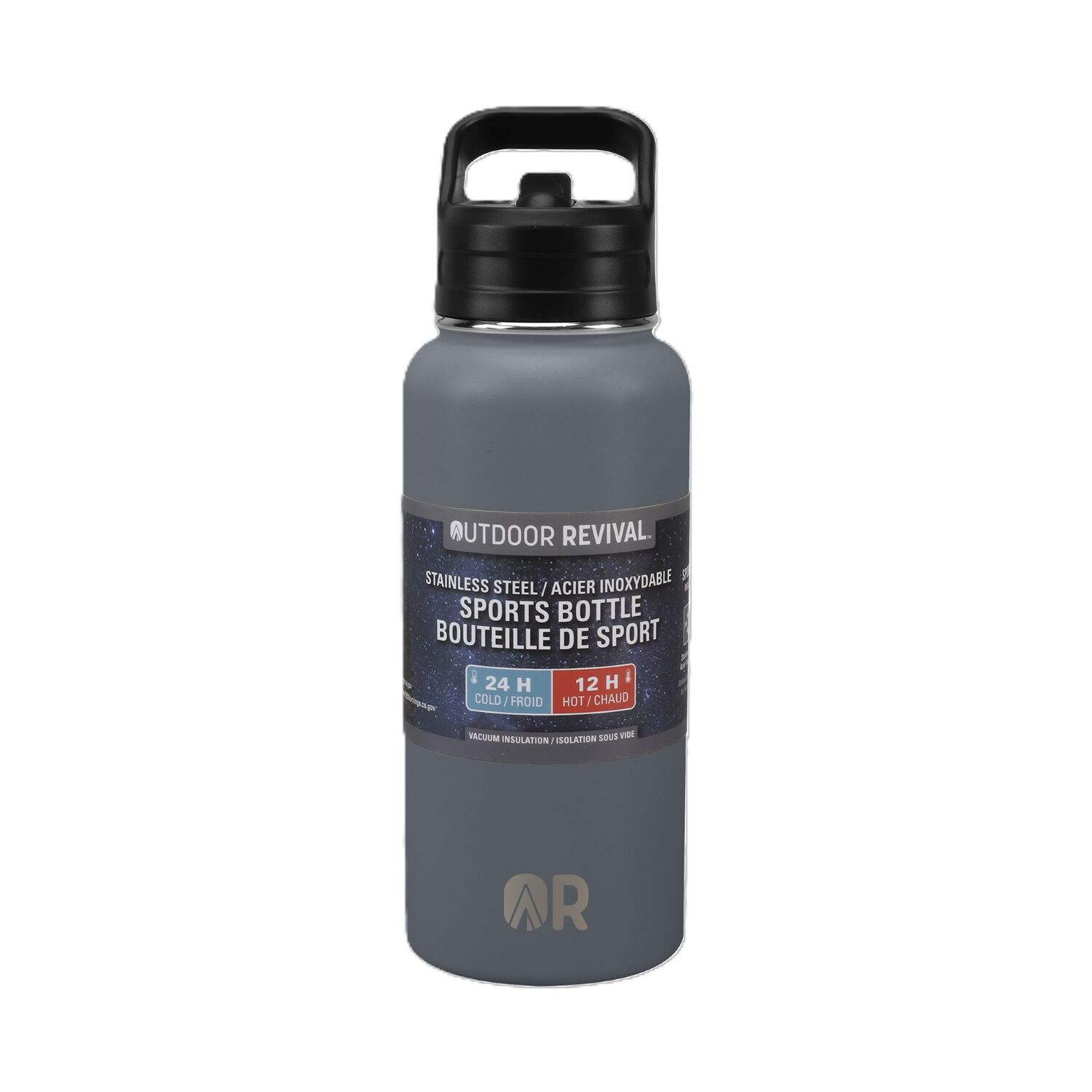 Outdoor Revival Stone Stainless Steel Sports Bottle, 32-Oz