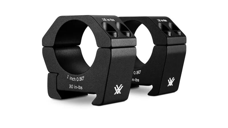 Vortex Sport Low 2-Piece Scope Rings, 1 in.