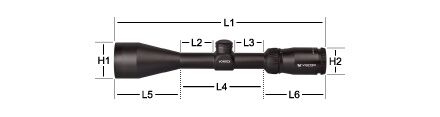 Vortex Crossfire II 3-9x40mm Dead-Hold BDC Riflescope