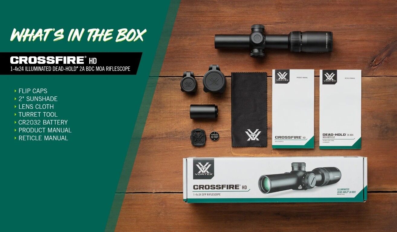 Vortex Crossfire 1-4X24 Riflescope