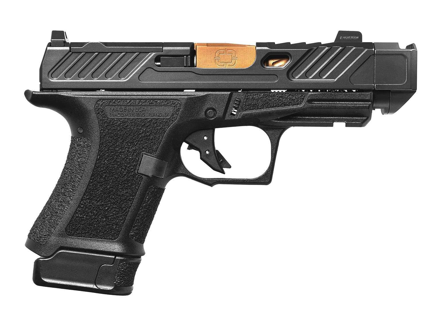 Shadow System CR920P Elite 9mm Sub Compact Optics Ready Compensated Pistol, 13-Rd