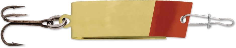 Luhr-Jensen Brass/Red Head Super Duper, 1/12-Oz, 1-1/8-In