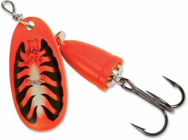 Blue Fox Classic Vibrax Spinner Lure - Red Tiger, 3/16 oz - Baits