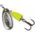 Blue Fox Classic Vibrax Spinner Lure - Silver/Yellow, 1/4 oz
