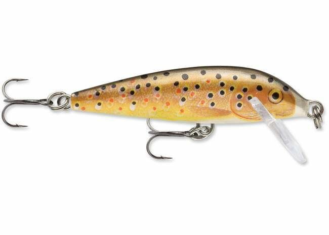 Blue Fox Countdown Hard Bait - Brown Trout, 1 1/2 in