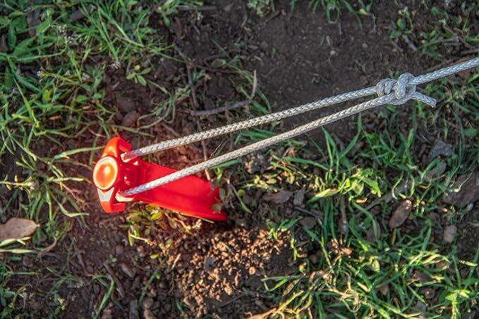 Sona Enterprises Survivor Series Orange Ground Stake, 11-In