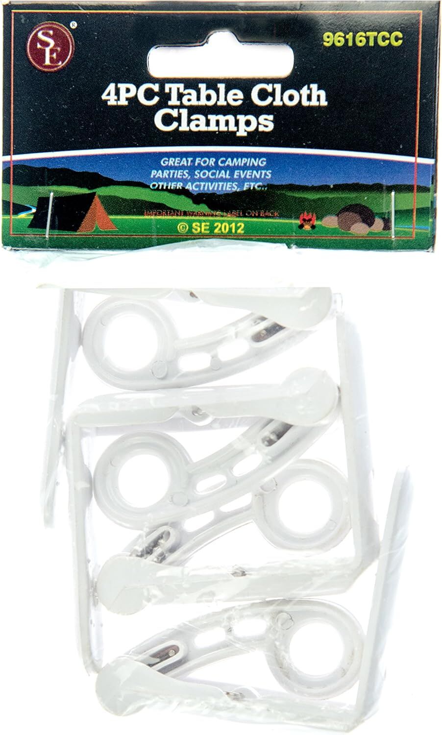 Sona Enterprises Tablecloth Clamps, 4-Pc