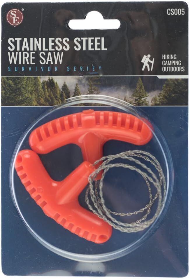 Sona Enterprises Survivor Series Stainless Steel Wire Saw, 24-In