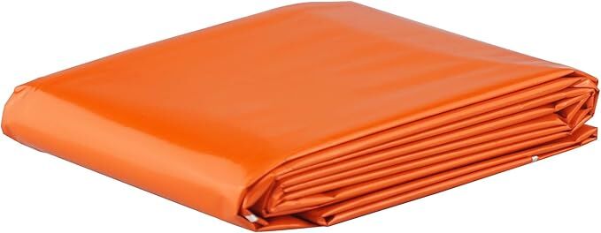 Sona Orange Emergency Blanket, 83-In x 51-In