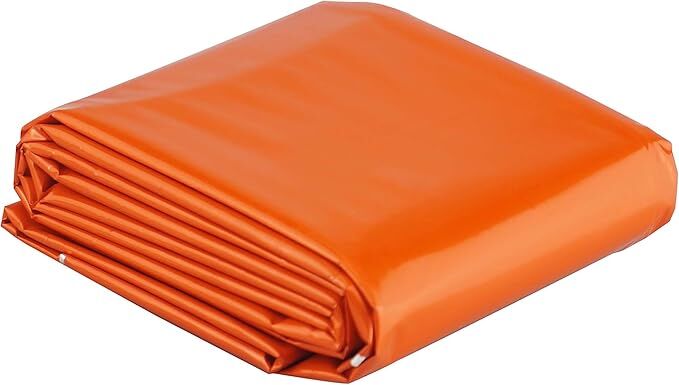 Sona Orange Emergency Blanket, 83-In x 51-In