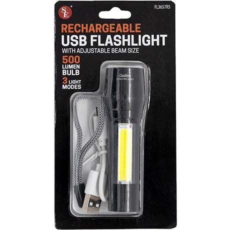 SE 300 Lumen Rechargeable Flashlight