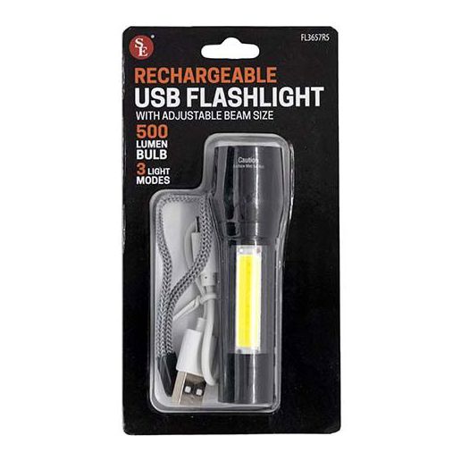 300 lumen rechargeable led flashlight Police Security Sleuth 2.0 - | USB Rechargeable | Compact Tactical Design | Durable Grip allowing you to recharge via USB or use the hand AMPEX Rechargeable Flashlight | 300