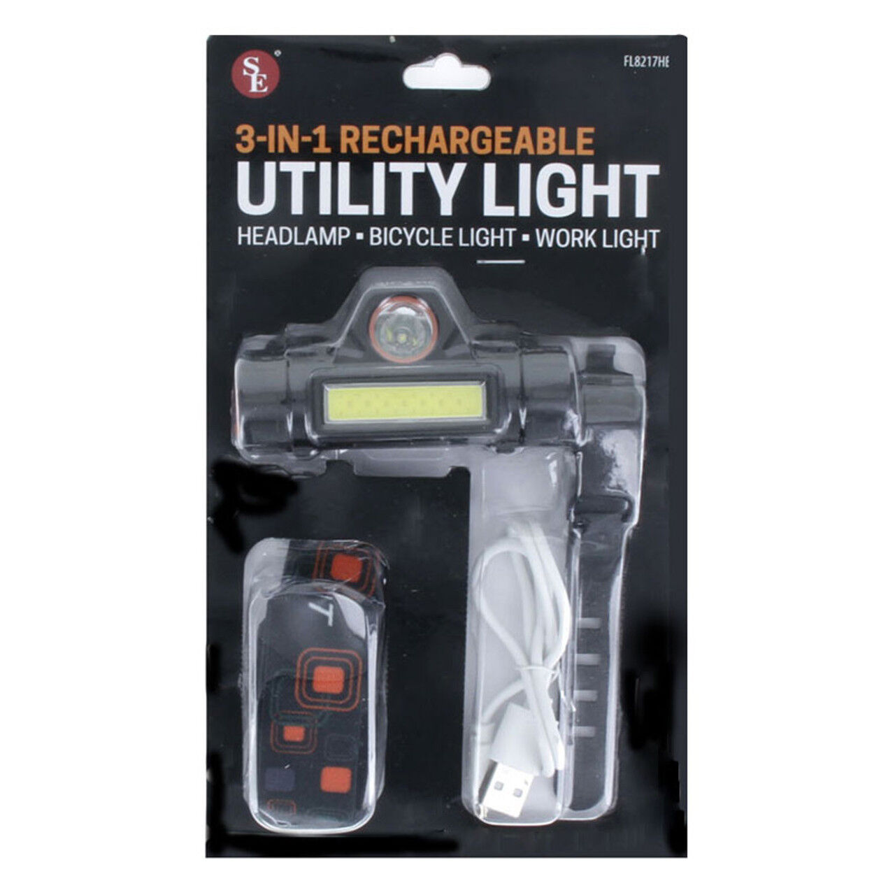Sona Enterprises 500 Lumen 3-In-1 Rechargeable Utility LED Headlamp