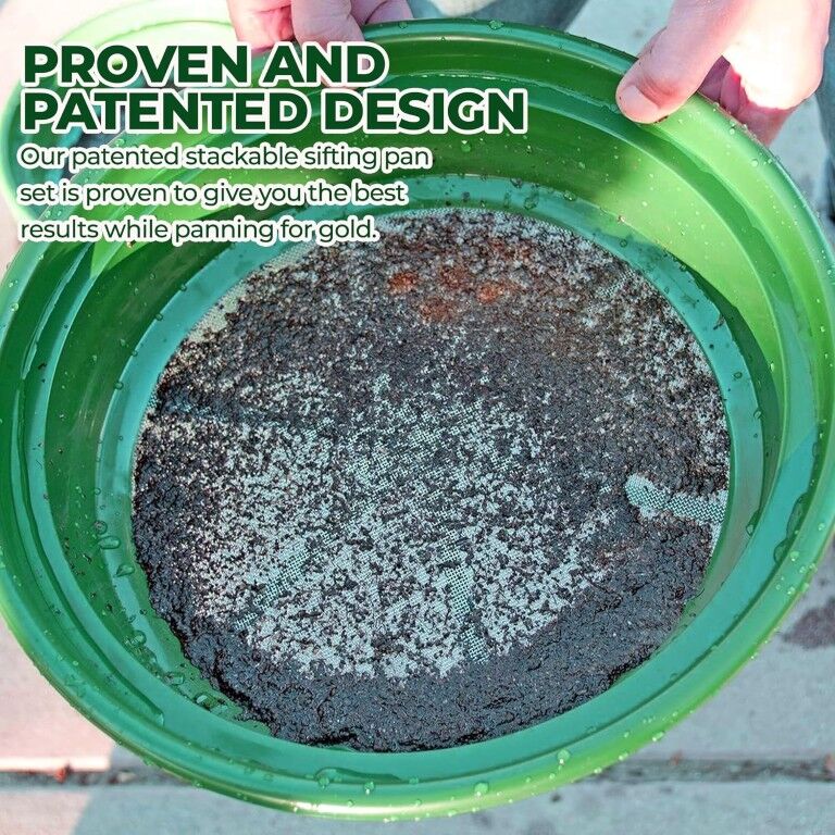 Sona Enterprises Stackable Classifier Gold Prospecting Pan, 13 1/4-In