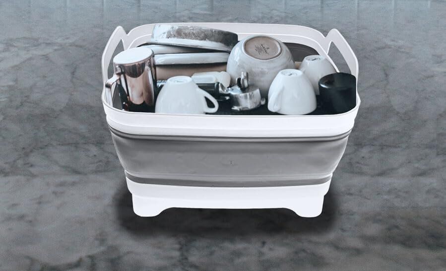 Sona Enterprises Collapsible Sink With Drain, 12-In x 12-In