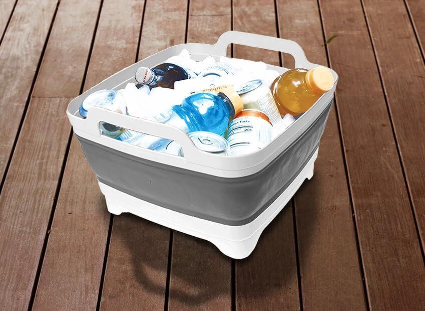 Sona Enterprises Collapsible Sink With Drain, 12-In x 12-In