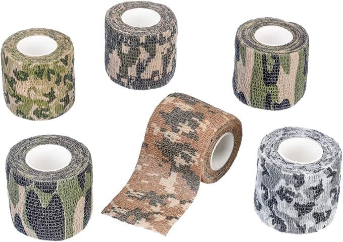 Sona Enterprises Adhesive Free Camouflage Wrap Single Roll, 2-In x 15-In