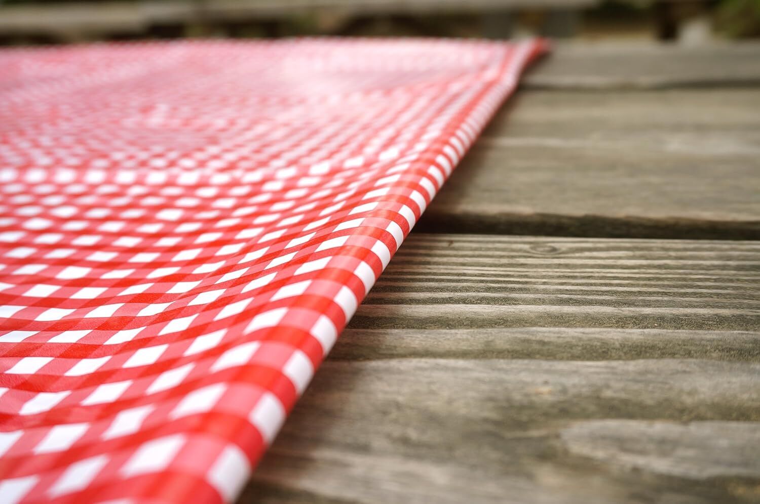 Sona Enterprises Heavy Duty Checkered Vinyl Tablecloth, 54-In x 72-In