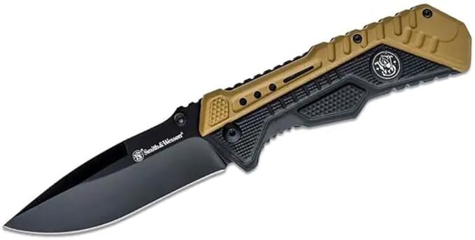 Smith & Wesson Stainless Steel Folding Pocket Knife, 3.5-In