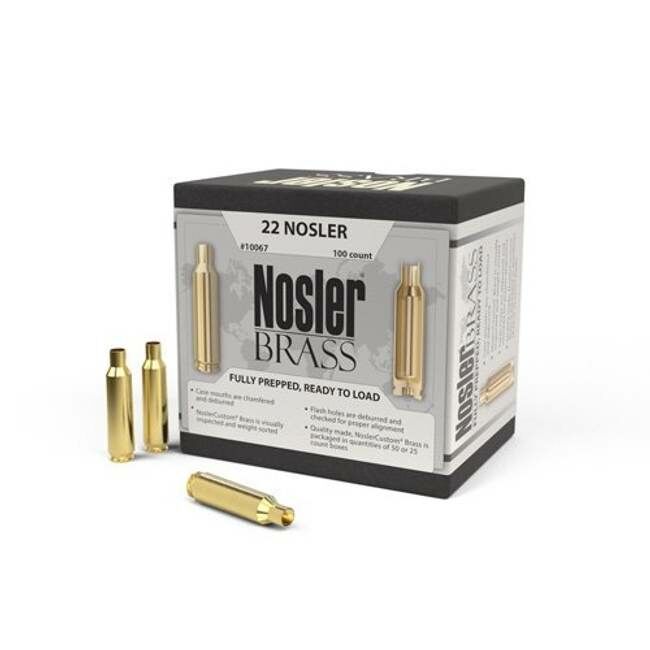 Nosler .28 Nosler, Custom Brass - 25 Count