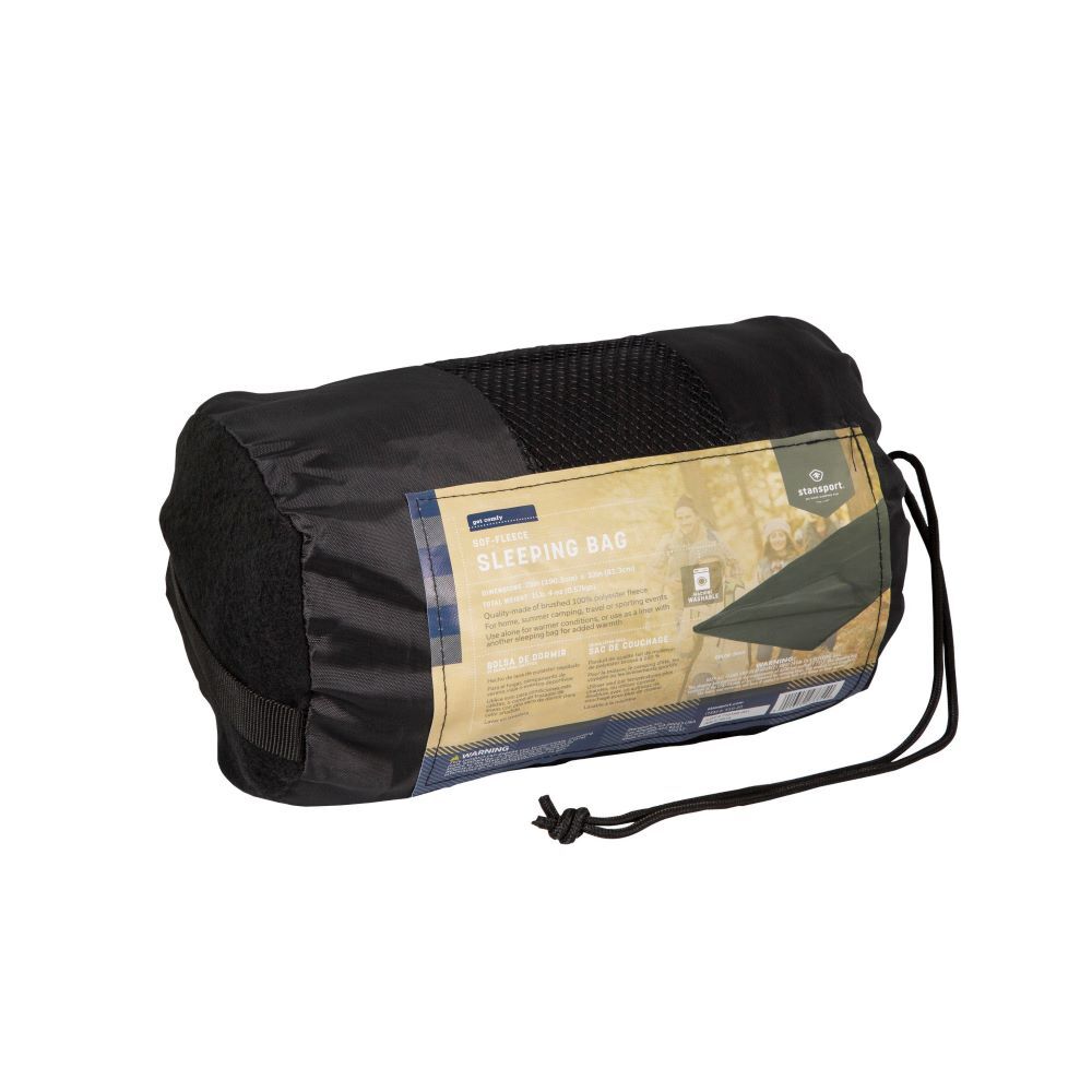 Stansport Black Fleece Sleeping Bag