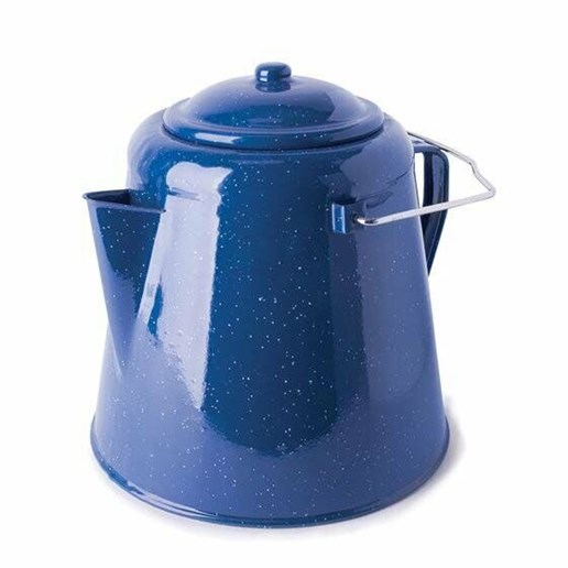 Stansport Percolator Coffee Pot - Blue, 20 C, Enamel