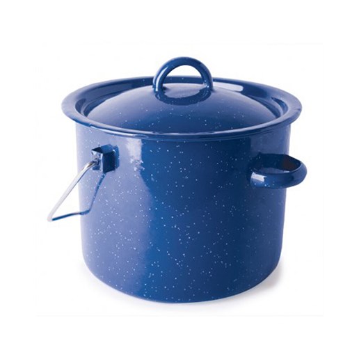 Stansport Enamel Straight Pot - Blue, 3.2 qt