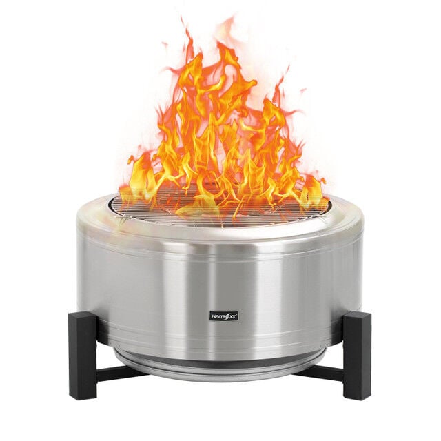 HeatMaxx Smokeless Multi-Fuel Fire Pit, 27 in