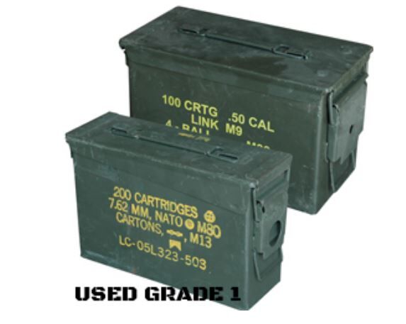 Ammo Can Man .50 Caliber, Grade 1, Used Ammo Can