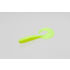 Zoom Chartreuse Pearl Fat Albert Single Tail Grub, 3-In, 10-Pk