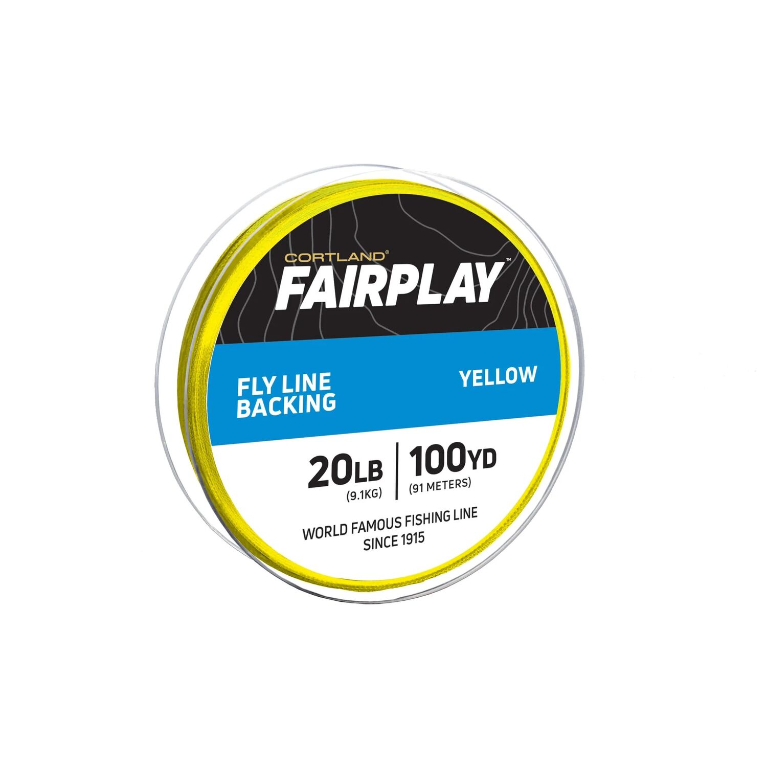 Cortland Fairplay Yellow Fly Line Backing, 20 lb., 100 yd.