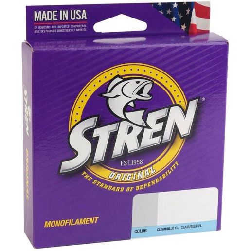 Stren Original Clear/Blue Fluorescent Monofilament Fishing Line, 330-Yd, 8-Lb