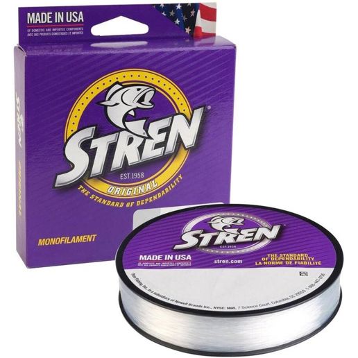 Stren Original Clear/Blue Fluorescent Monofilament Fishing Line, 330-Yd, 8-Lb