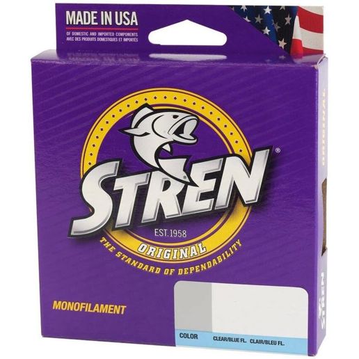 Stren Original Clear/Blue Fluorescent Monofilament Fishing Line, 330-Yd, 8-Lb