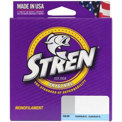 Stren Original Clear/Blue Fluorescent Monofilament Fishing Line, 330-Yd, 8-Lb
