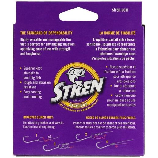 Stren Original Clear/Blue Fluorescent Monofilament Fishing Line, 330-Yd, 8-Lb