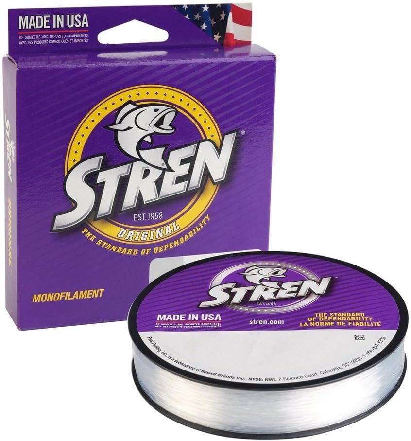 Stren Original Clear Monofilament Fishing Line, 10-Lb, 330-Ft