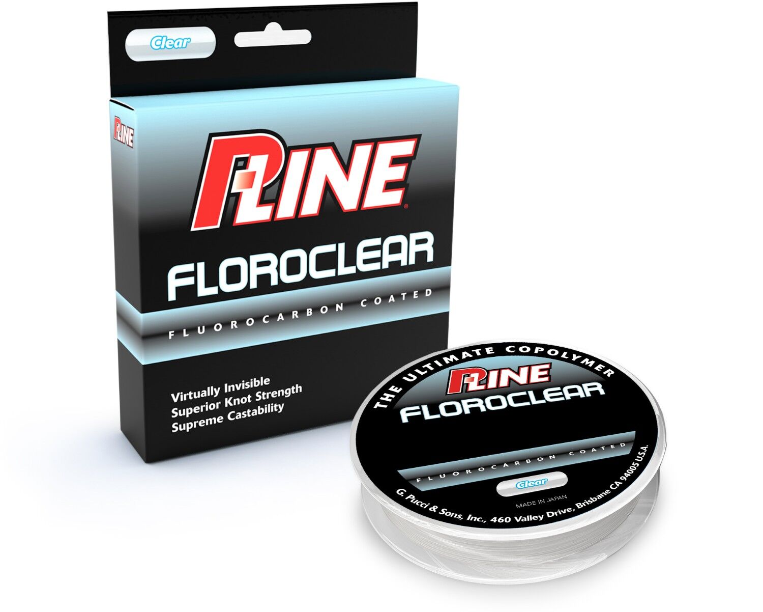 P-Line Floroclear Clear Fishing Line, 4 lb., 300 yd.