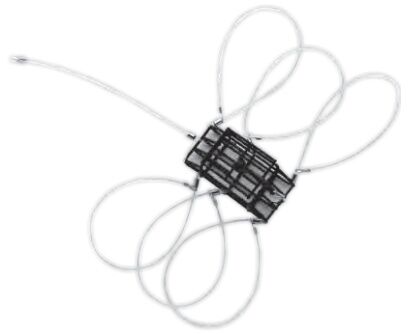 Pucci Unweighted 6-Loop Rectangular Crab Snare