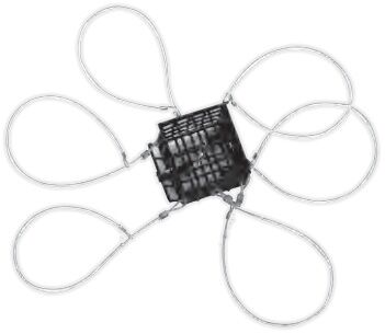 Pucci Unweighted 6-Loop Square Crab Snare
